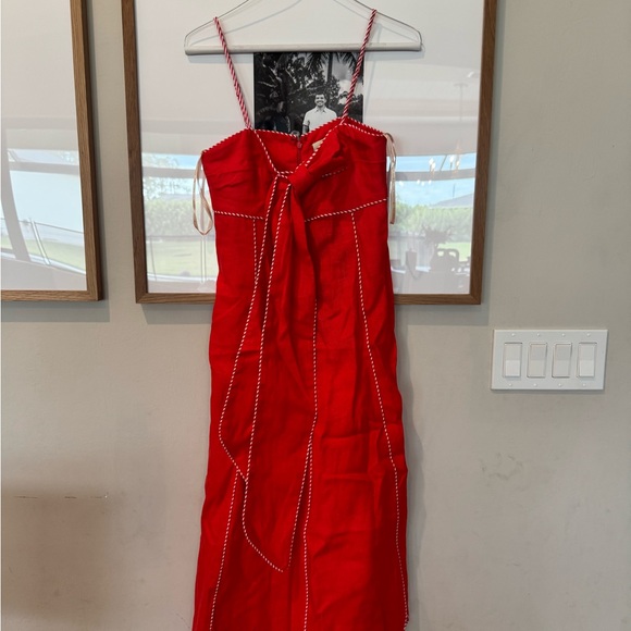 FARM Rio Red Dress - Picture 4 of 5